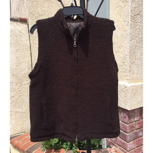 Fuzzy Brown Vest